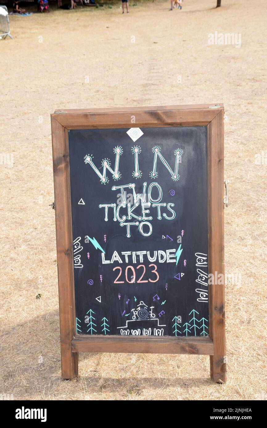 Latitude Festival, 2022. Juli, Henham Park, Suffolk, Großbritannien. Gewinnen Sie Tickets für Latitude 2023 Stockfoto