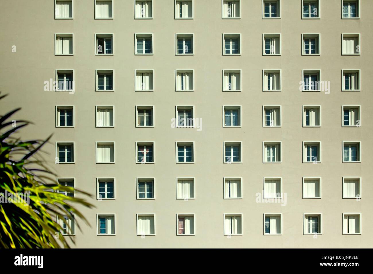 Mehrfamilienhaus, Wohnung, Mietshaus, Mehrfamilienhaus, Wohnungen, Mietskaserne Stockfoto
