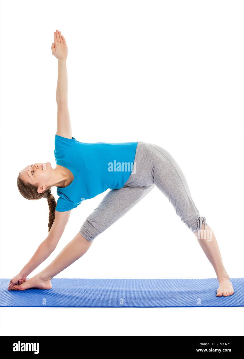 Yoga, Stretching, flexibel, Yogas, Stretch, flexibilität Stockfoto
