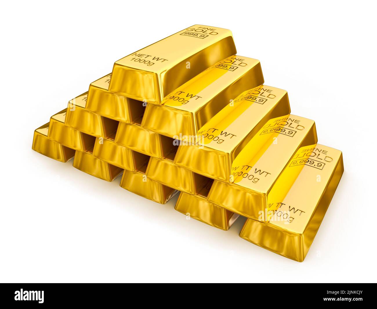 Gold, Goldbarren, Zeichen und symbolik, Gold, Ingot Stockfoto