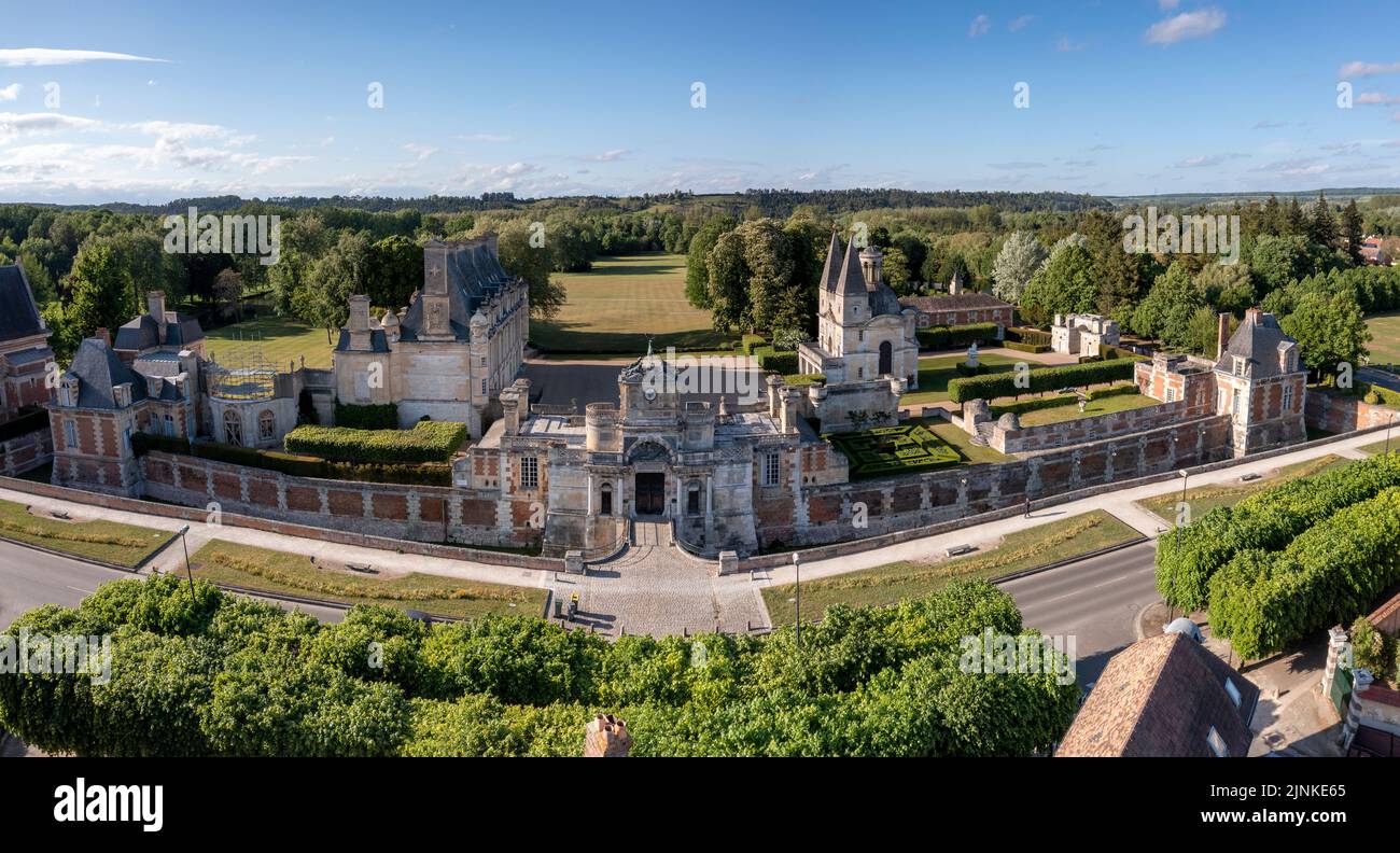 Frankreich, Eure et Loir, Chateau d'Anet, Renaissanceschloss aus dem 16.. Jahrhundert, erbaut vom Architekten Philibert Delorme unter Henri II. Für Diane de Poitiers ( Stockfoto