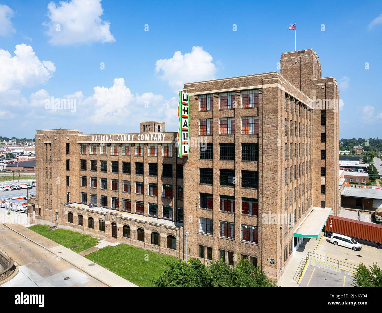 Gebäude der National Candy Company Stockfoto