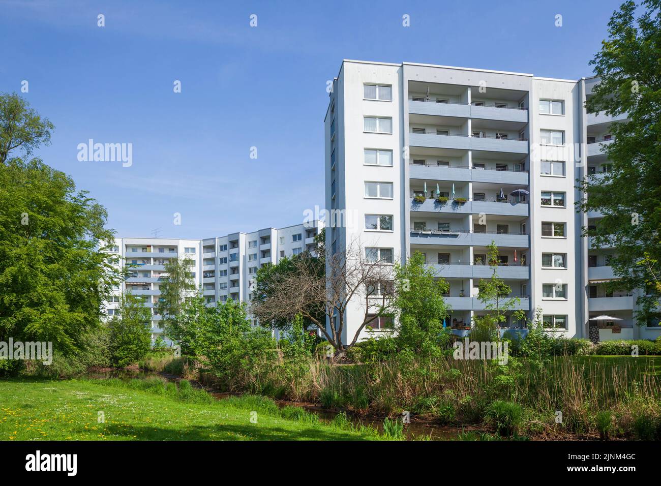 Mehrfamilienhaus, Wohnung, Mietshaus, vahr, Mehrfamilienhaus, Apartments, Mietshäuser Stockfoto
