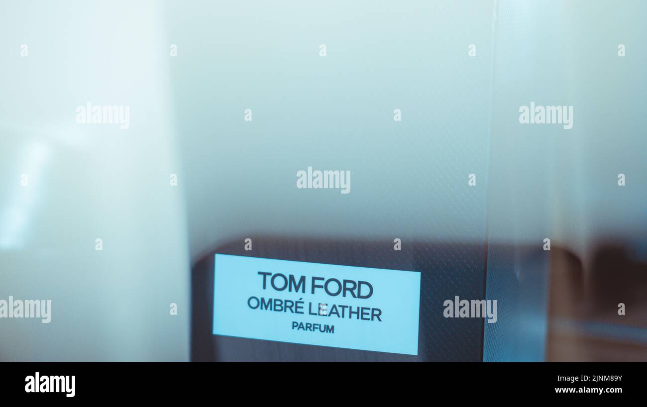 Tom Ford Ombre Leather parfum, Eriwan, Armenien – 2022. August 12: Stockfoto