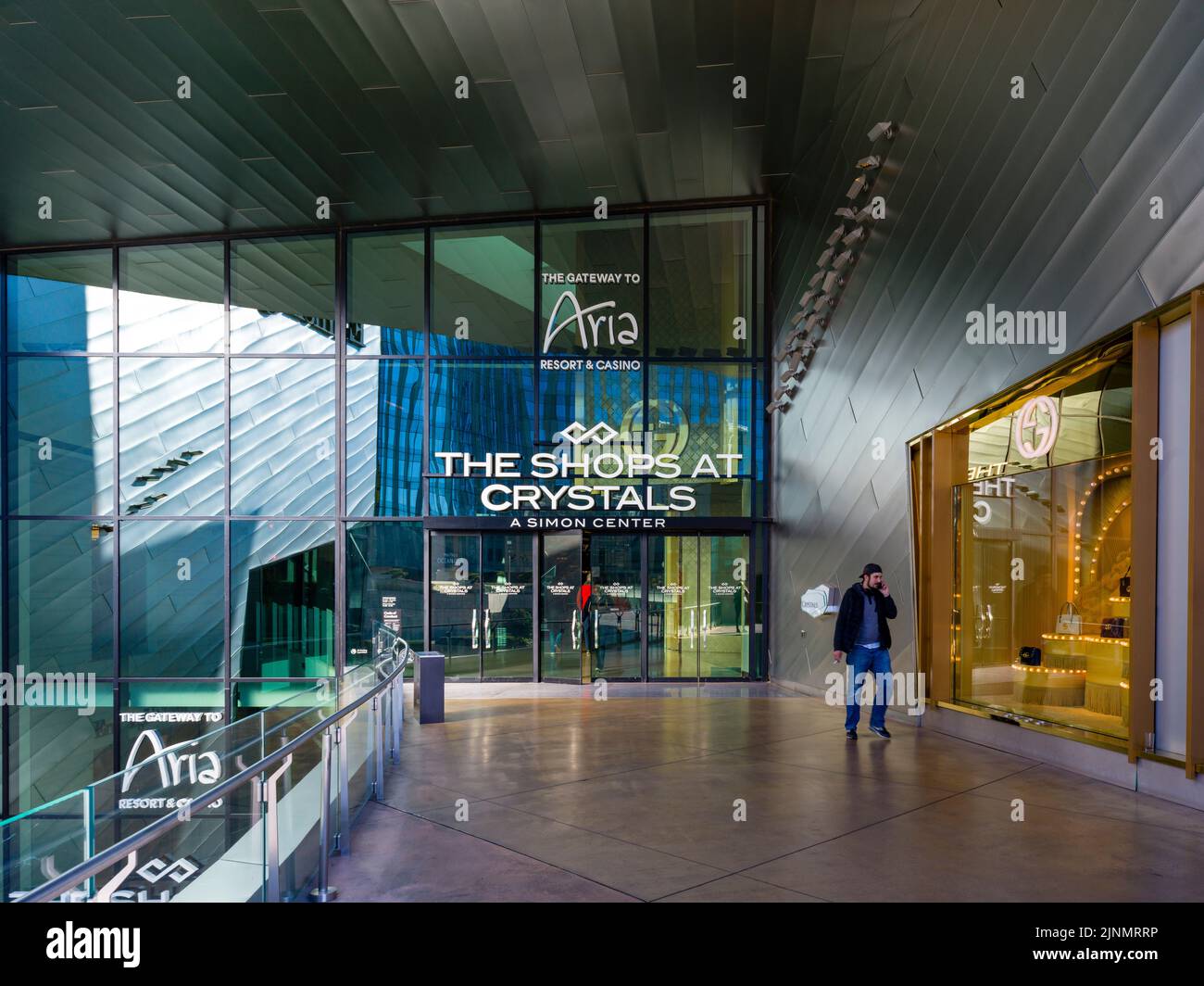 ARIA Shopping Mall, Las Vegas, Nevada USA, USA Stockfoto