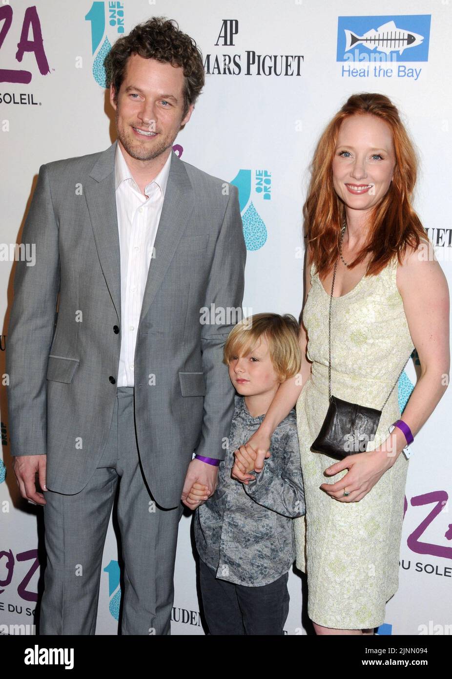 Anne heche with james tupper and her son Fotos und Bildmaterial in