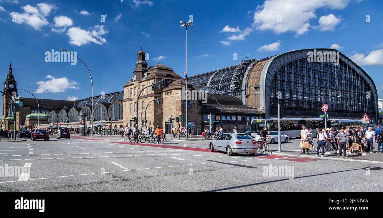 Hauptbahnhof, Hamburg, Land Hamburg, Norddeutschland, Deutschland Stockfoto