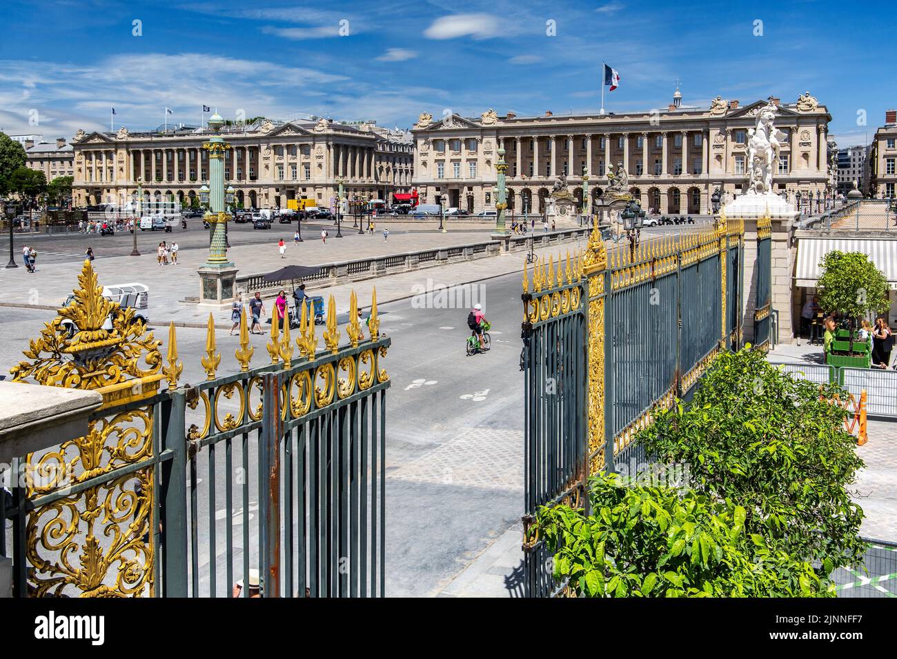Place de la Concorde, Paris, Ile de France, Westeuropa, Frankreich Stockfoto