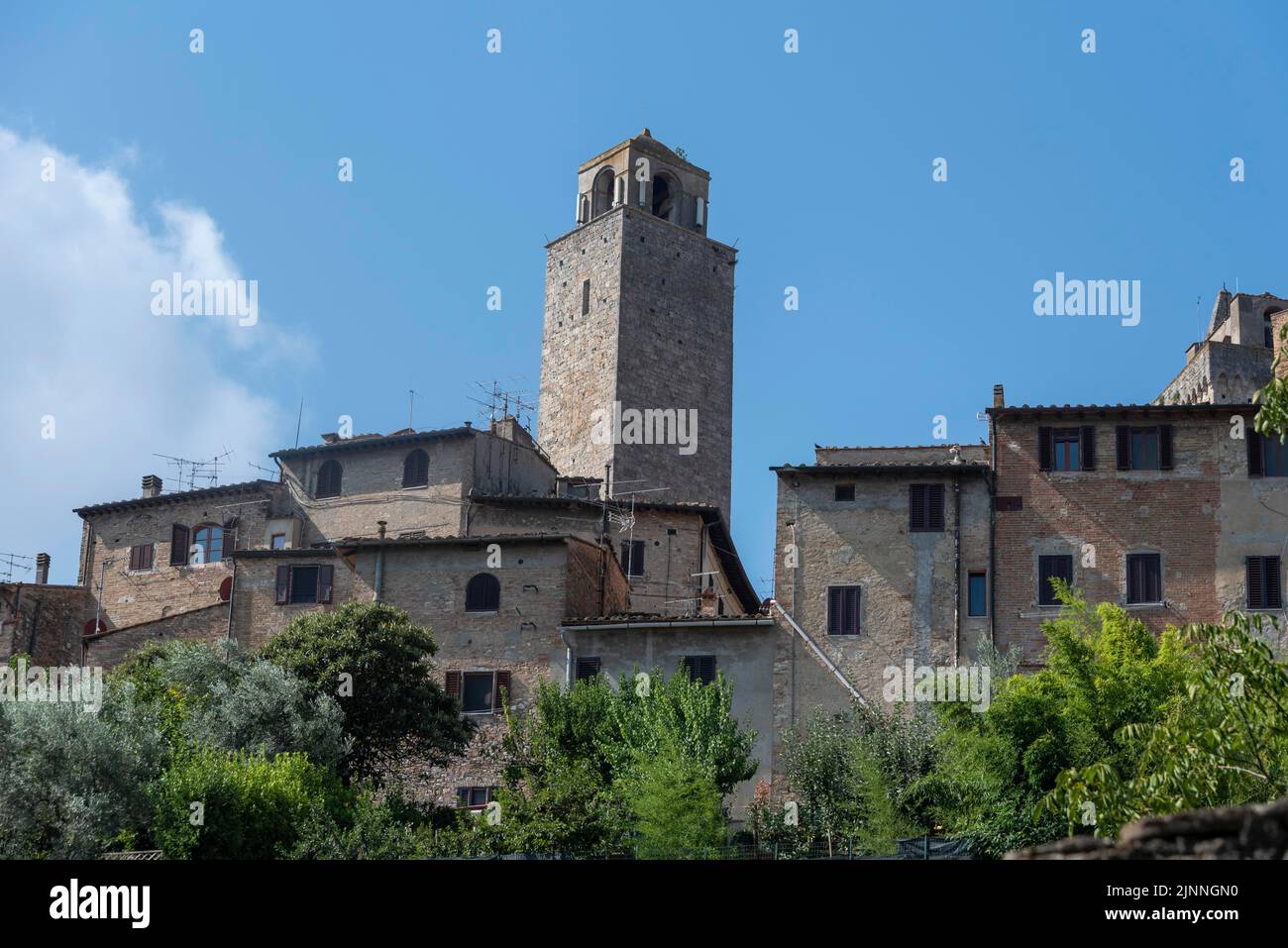 San Gimignano, wird auch als mittelalterliche Manhattan oder Stadt der Türme, UNESCO-Weltkulturerbe, San Gimignano, Provinz Siena, Toskana, Italien Stockfoto