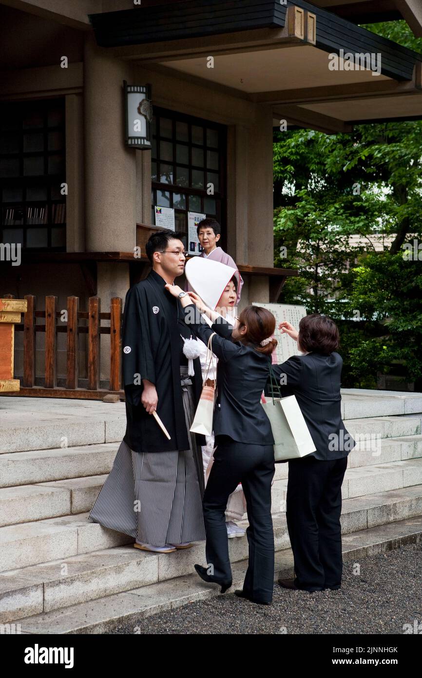 Wedding Togo Shrine Harajuku Tokyo Japan.tif Stockfoto