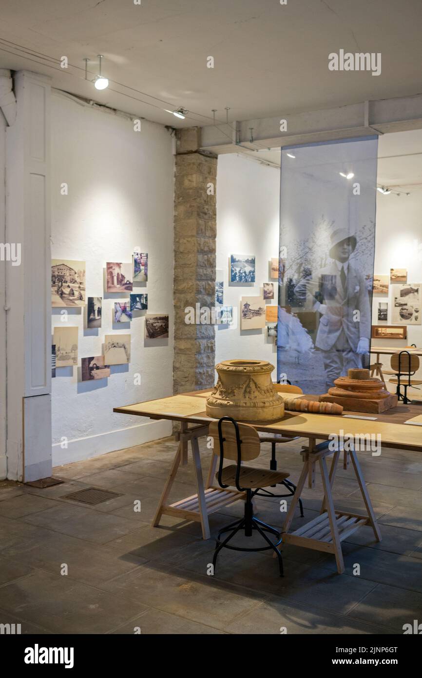 Das Arnaga Estate: Edmond Rostand Museum. Cambo-les-Bains, Pyrenees-Atlantiques, Frankreich Stockfoto