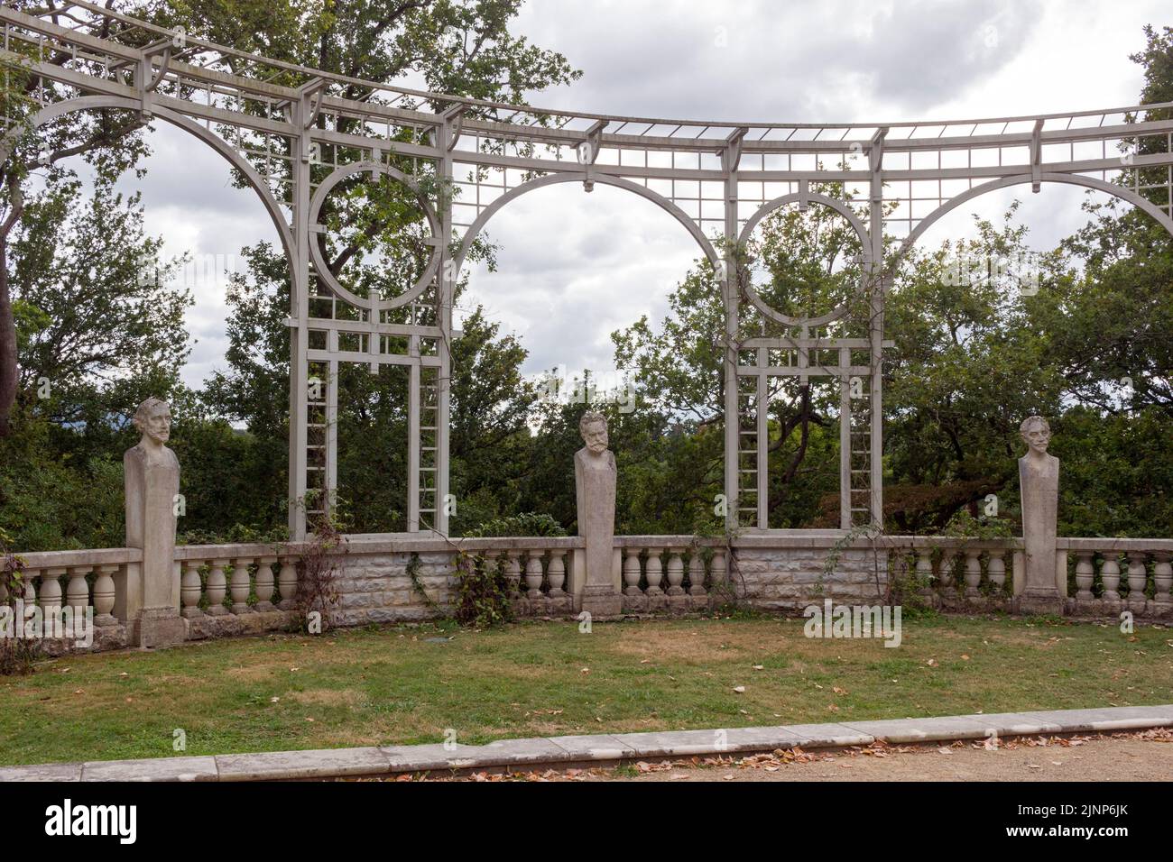 Das Arnaga Estate: Edmond Rostand Museum. Cambo-les-Bains, Pyrenees-Atlantiques, Frankreich Stockfoto