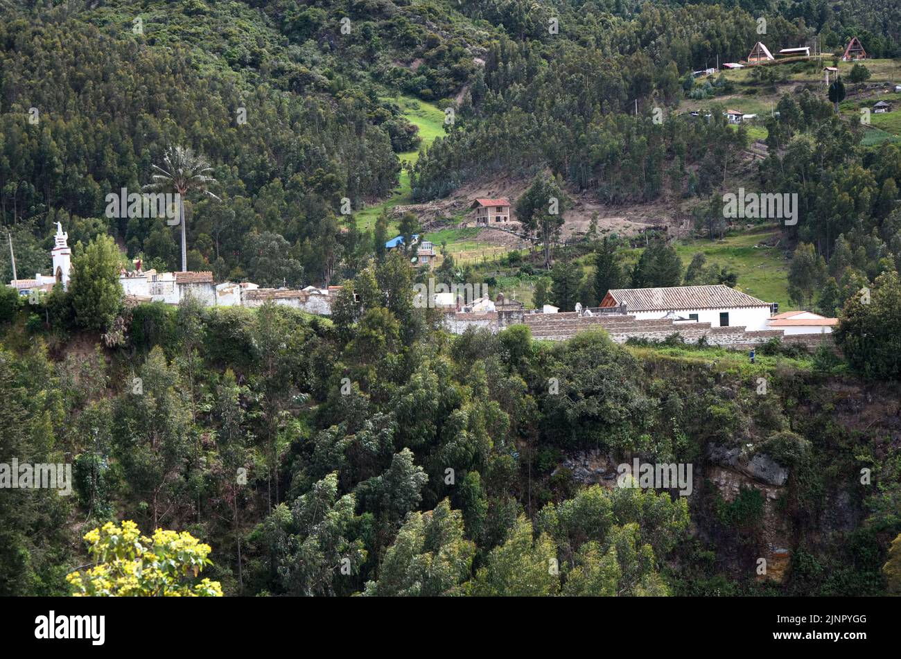 Leben in den Bergen Stockfoto