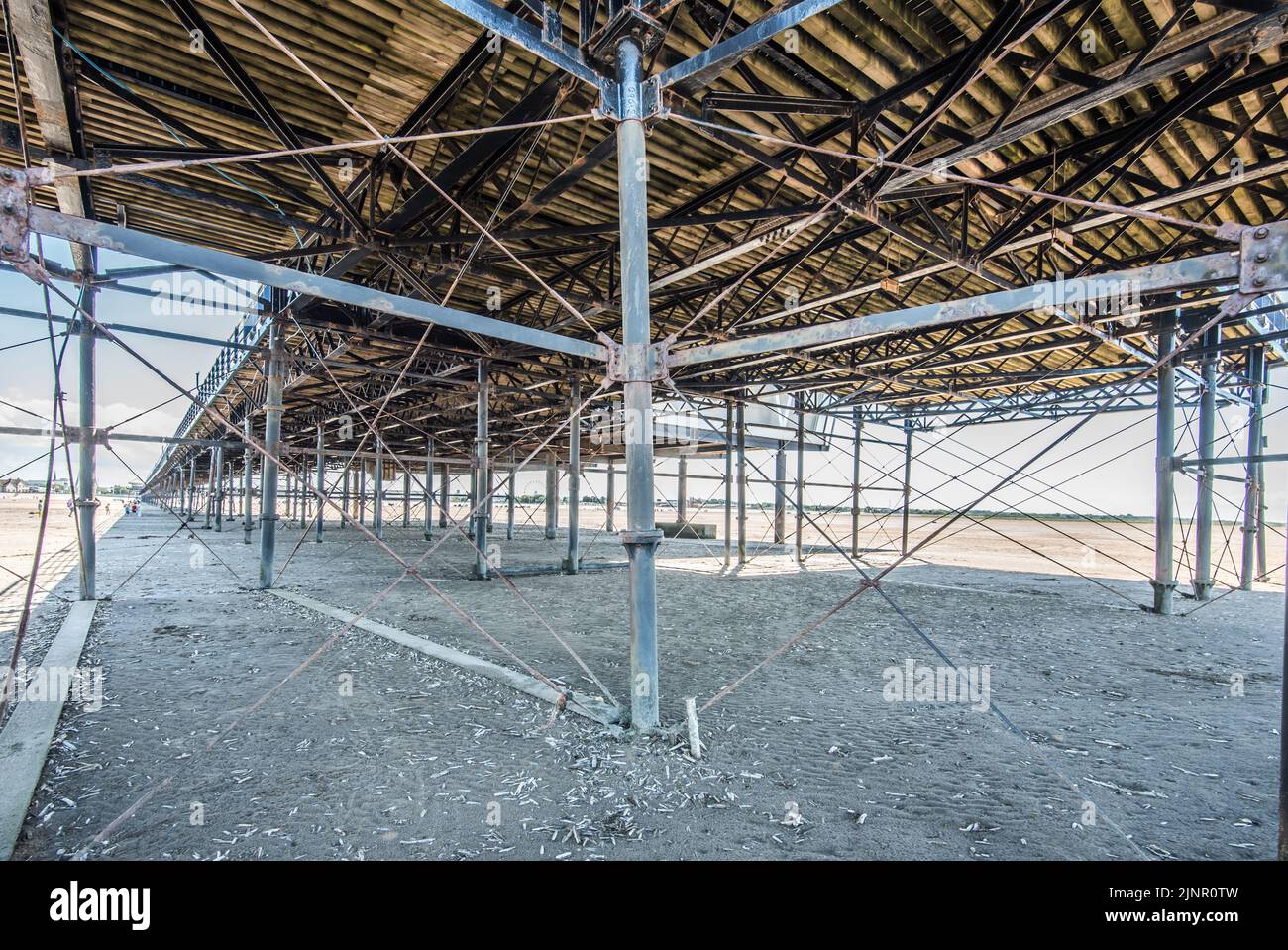 Der 2. längste Pier in Großbritannien mit 1108 Metern liegt in