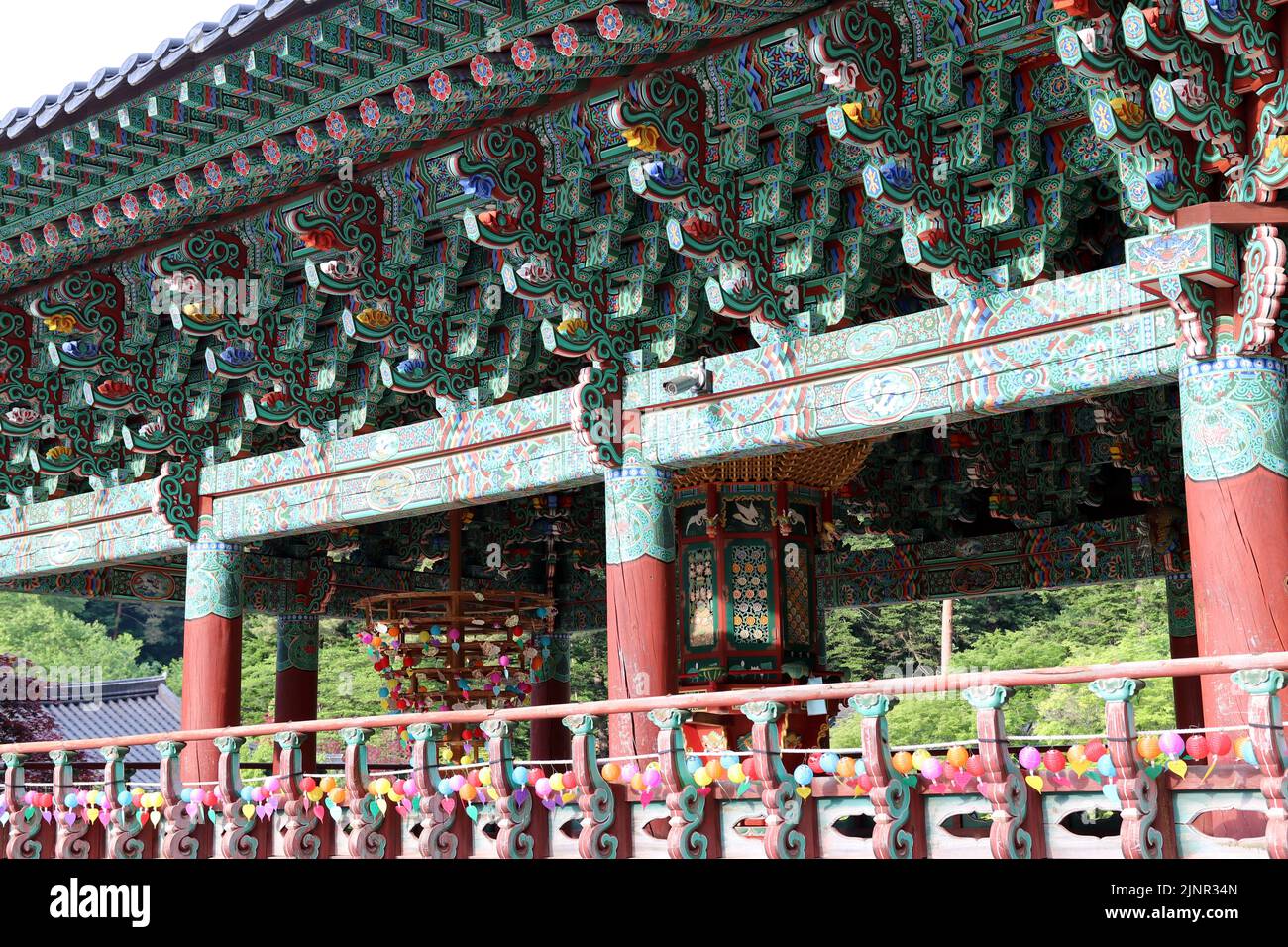 Woljeongsa in Gangwon-do, Korea Stockfoto