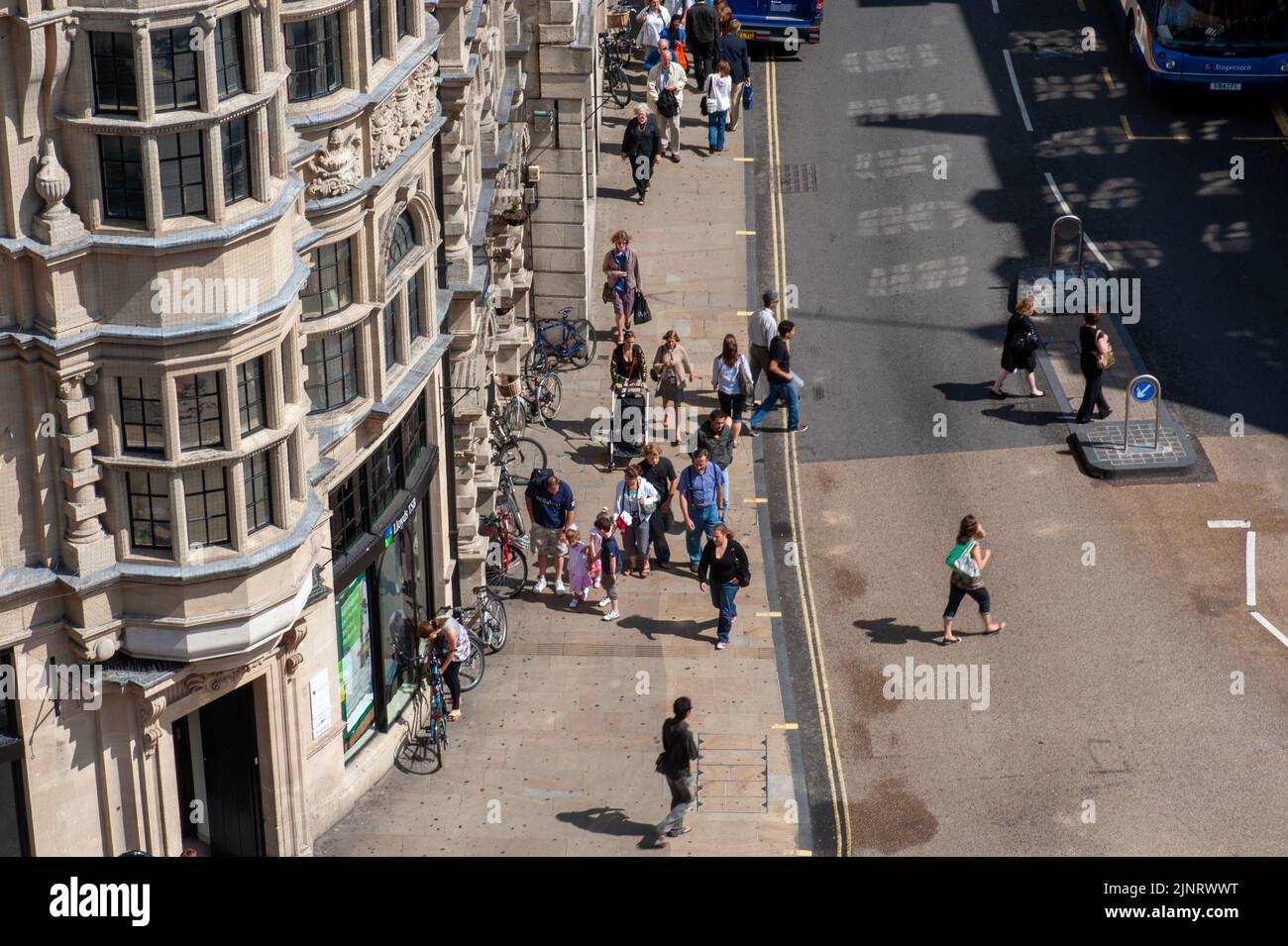 Blick vom Carfax Tower, Oxford Stockfoto