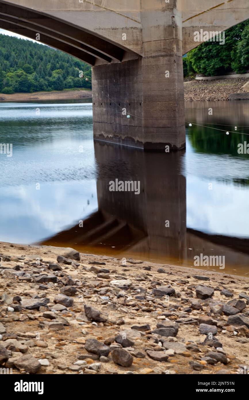 Sommer 2022 im Ladybower Reservoir, Peak District Stockfoto