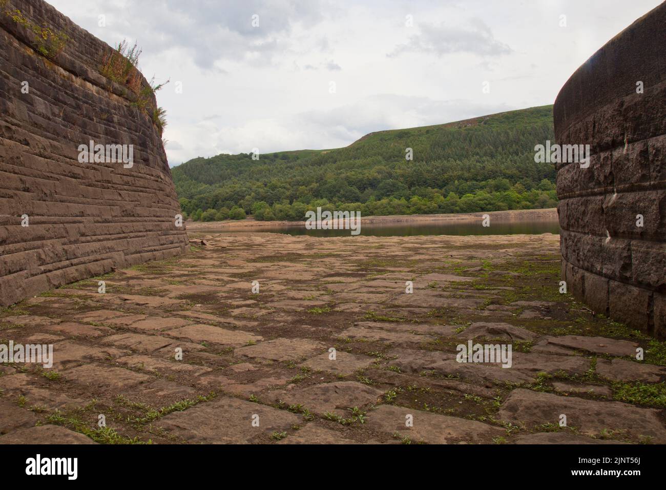 Sommer 2022 im Ladybower Reservoir, Peak District Stockfoto