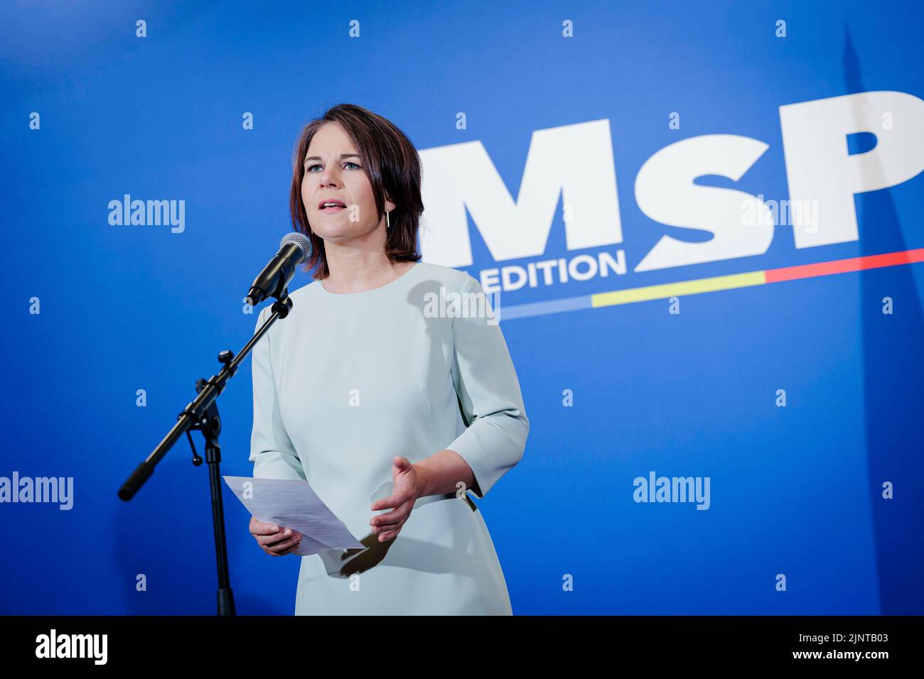 Bundesaußenministerin Annalena Baerbock (Bündnis 90/die Grünen) Gibt ...