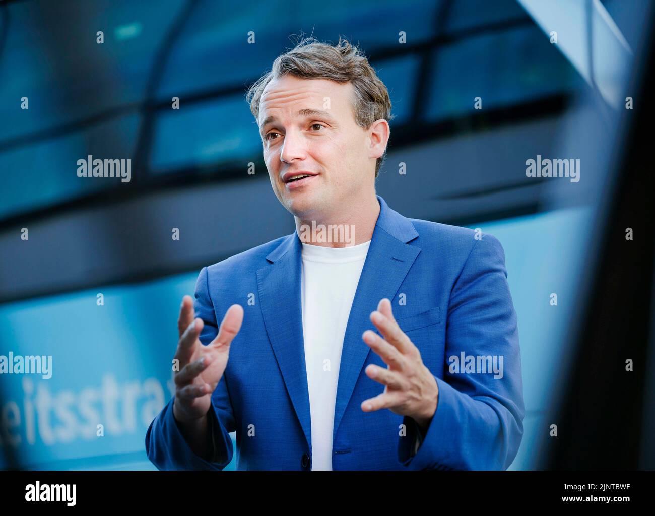 Walldorf, Deutschland. 17.. Juli 2022. Christian Klein, Sprecher der Geschäftsführung und Mitglied der Geschäftsführung der SAP SE. Walldorf, 17. Juli 2022 Quelle: dpa/Alamy Live News Stockfoto