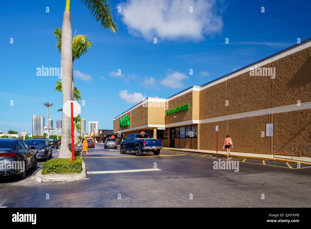 Hallandale Beach, FL, USA - 31. Juli 2022: Foto von Publix Supermarkt Hallandale Beach FL Stockfoto