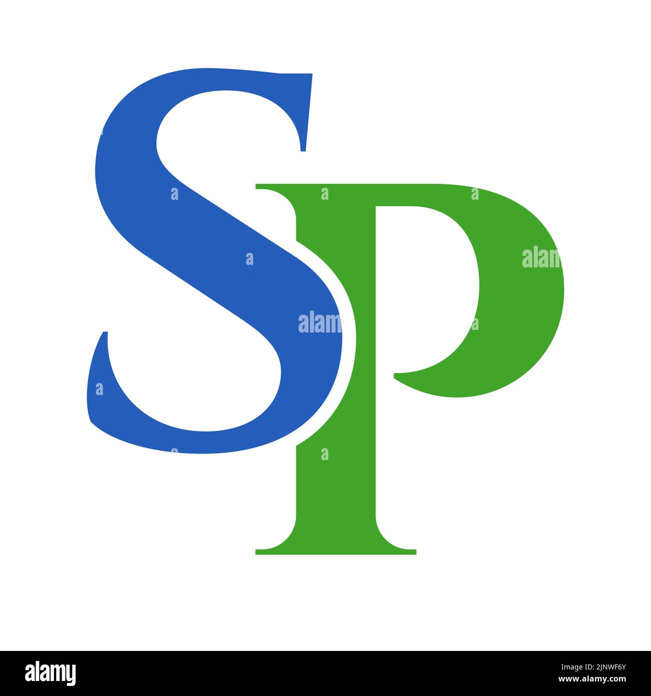 Anfangsbuchstabe SP, Design-Vorlage für PS-Logo. Monogram Letter PS Luxus Logo Design Vektor-Vorlage für Geschäfts-und Firmenidentität Stock Vektor