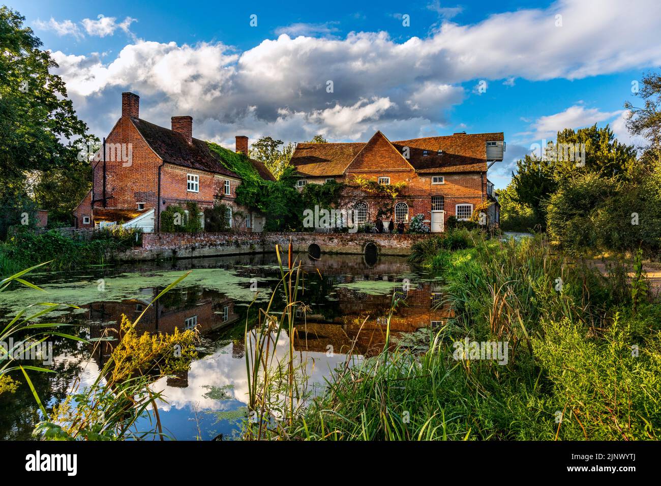 Flatford Mill; Suffolk; Großbritannien Stockfoto