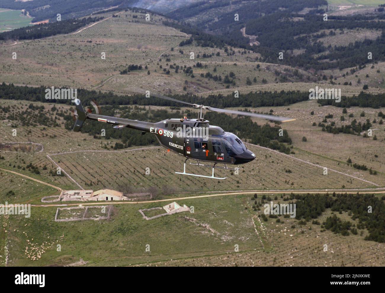 - Italienische Armee, Hubschrauber ab 206 - Esercito Italiano, elicottero ab 206 Stockfoto