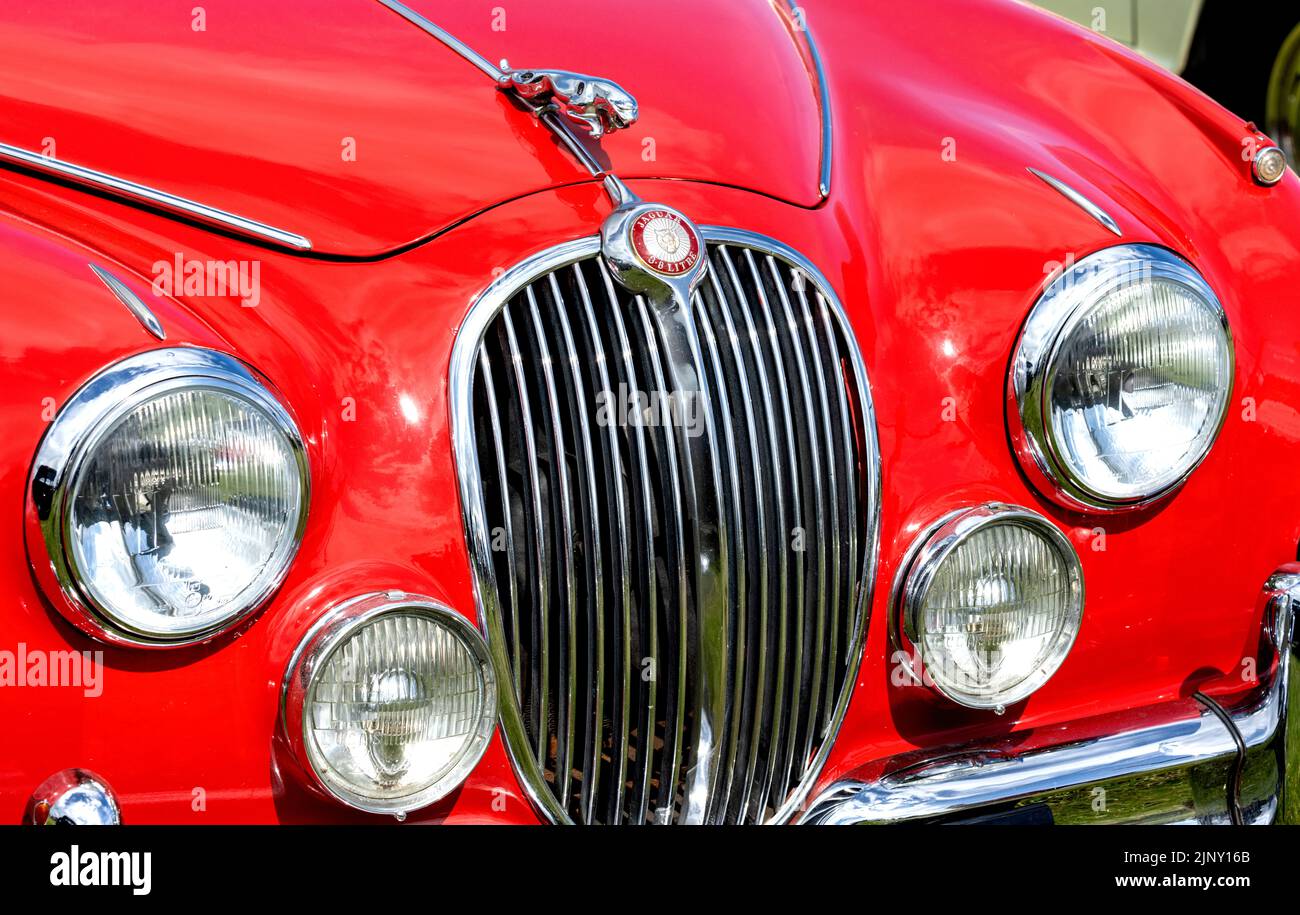 1960 Jaguar MK II 3,8-Liter-Limousine Zulassungsnummer TSU 348 Stockfoto