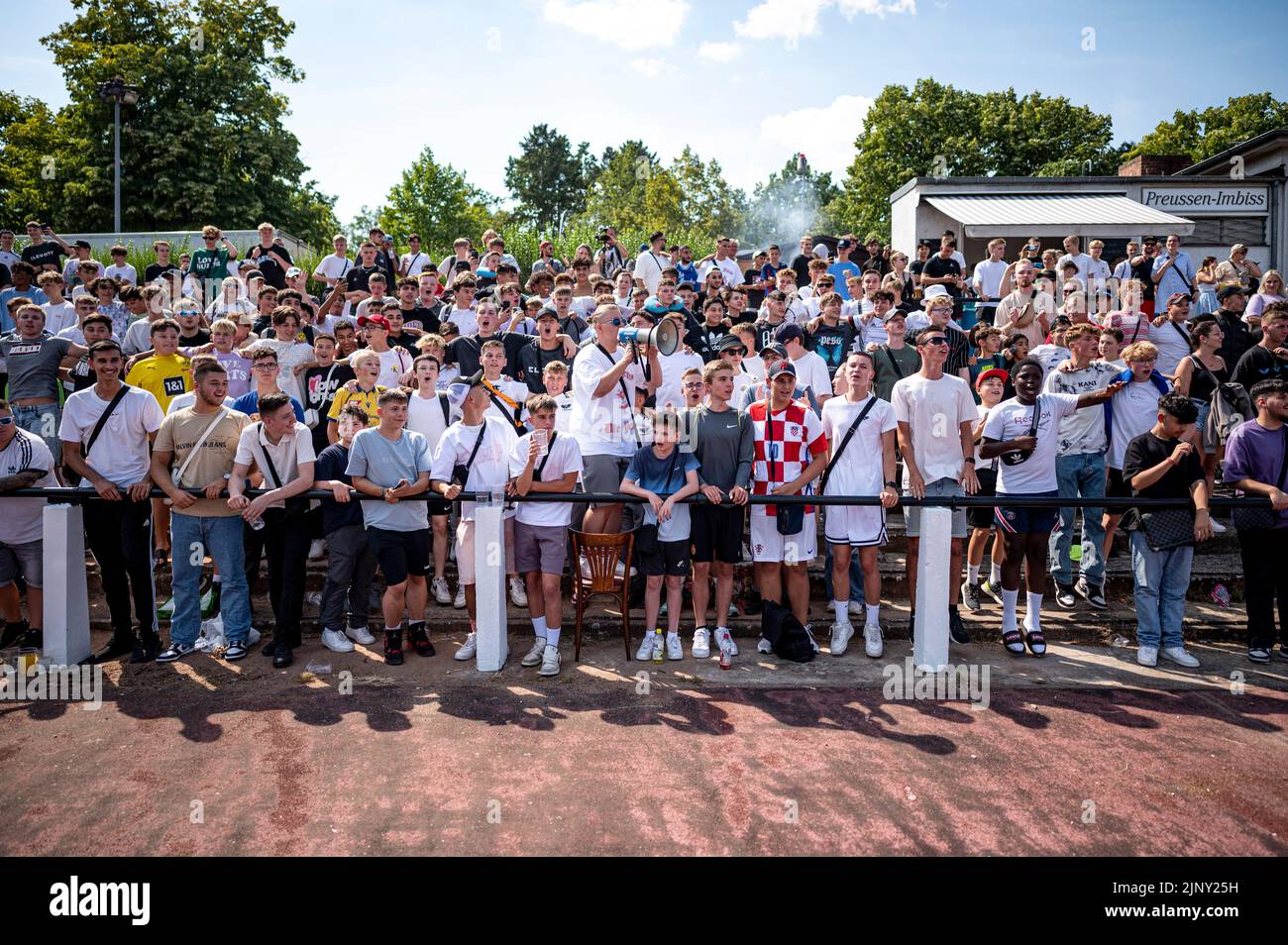 Berlin, Deutschland. 14. August 2022. Fußball, Berlin Cup, Delay Sports