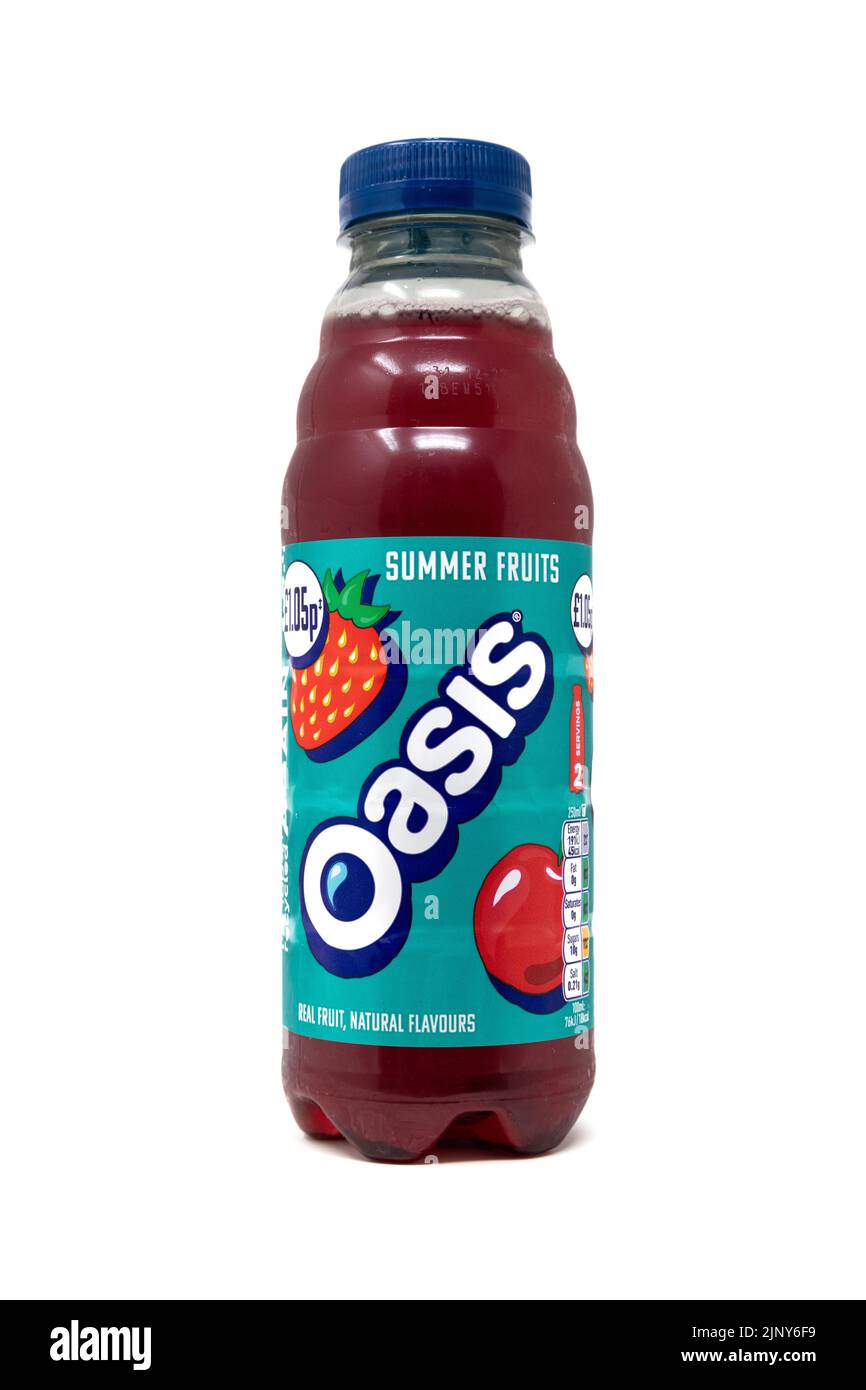 Oasis Sommerfrüchte 500ml Stockfoto