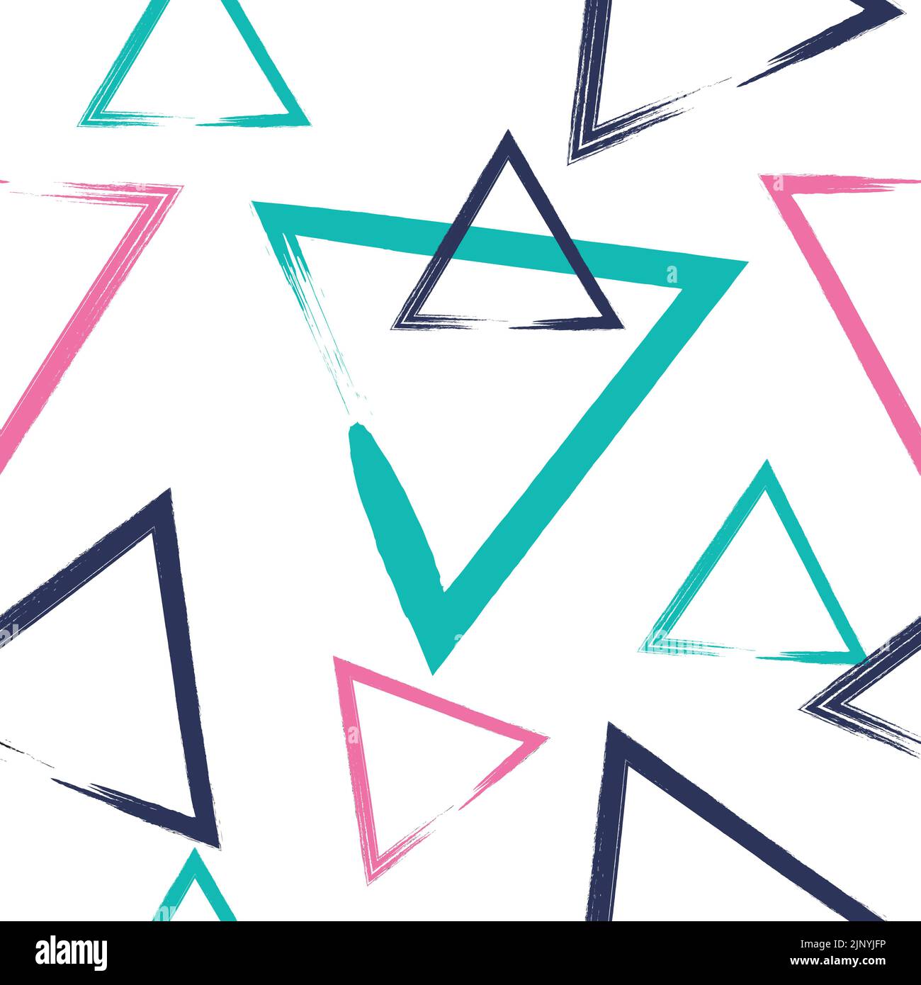 Holographisches Dreieck mit nahtlosem Muster. Vektor-Hologramm-Illustration für trendy modernes Design. Pastellfarbene Palette. Stock Vektor