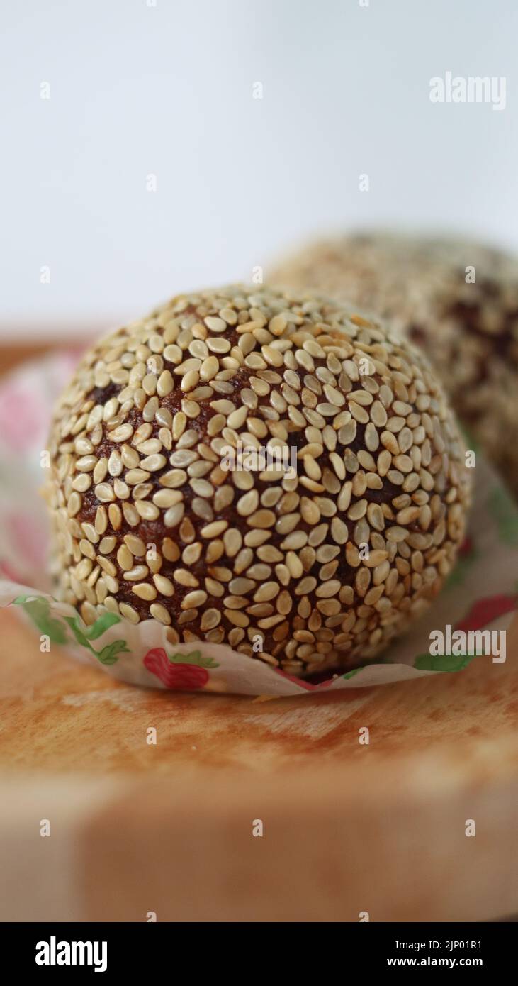 Mojokerto Onde-Onde-Kuchen Stockfoto