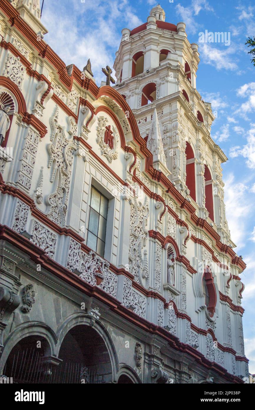 La Compania Templo Expiatorio del Espiritu Santo in Puebla, Mexiko Stockfoto