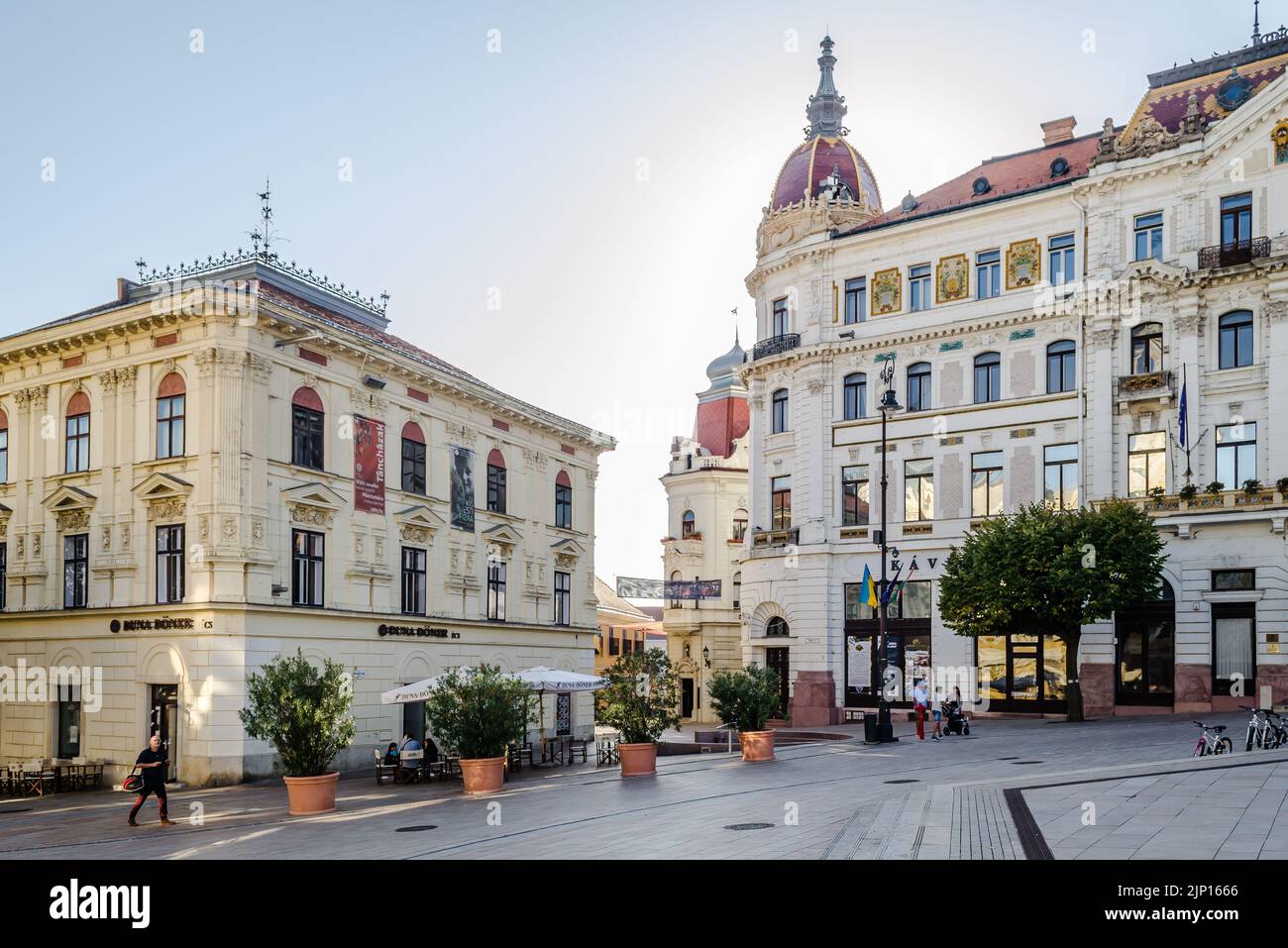 Pecs, Ungarn - 06. Oktober 2018: Stadt im Kreis Baranya. Das Bezirksamt. Stockfoto