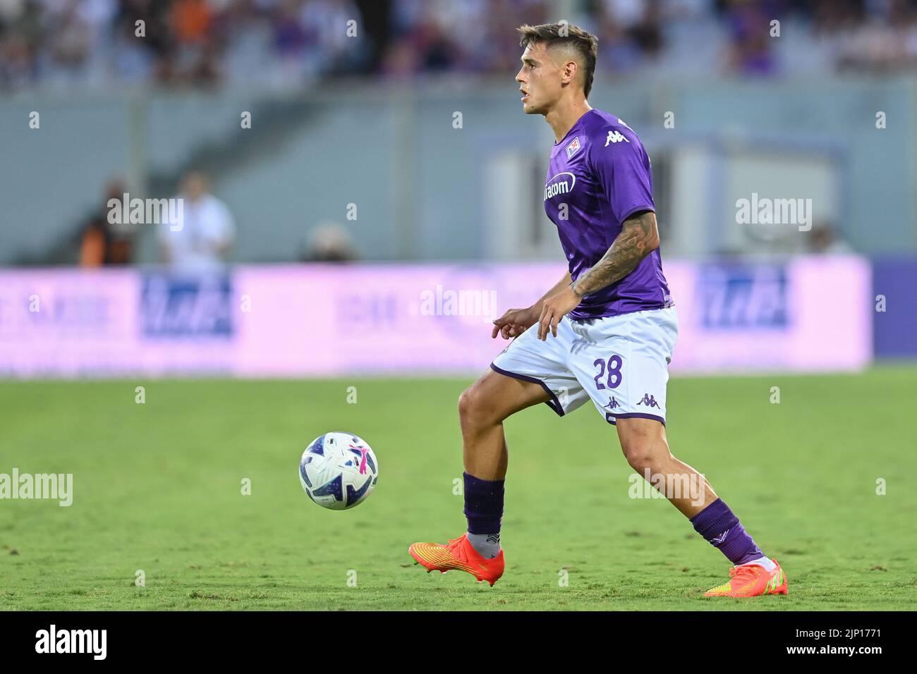 Stadion Artemio Franchi, Florenz, Italien, 14. August 2022, Lucas Martinez Quarta (ACF Fiorentina) während des ACF Fiorentina vs. US Cremonese - italienisch so Stockfoto