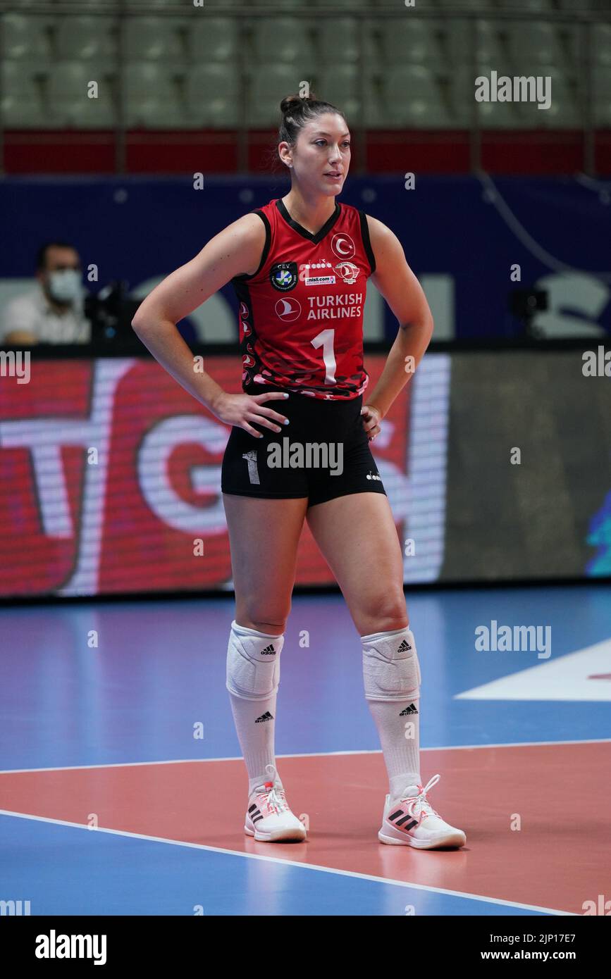 ISTANBUL, TÜRKEI 02. APRIL 2022 Lauren Carlini in Turk Hava Yollari