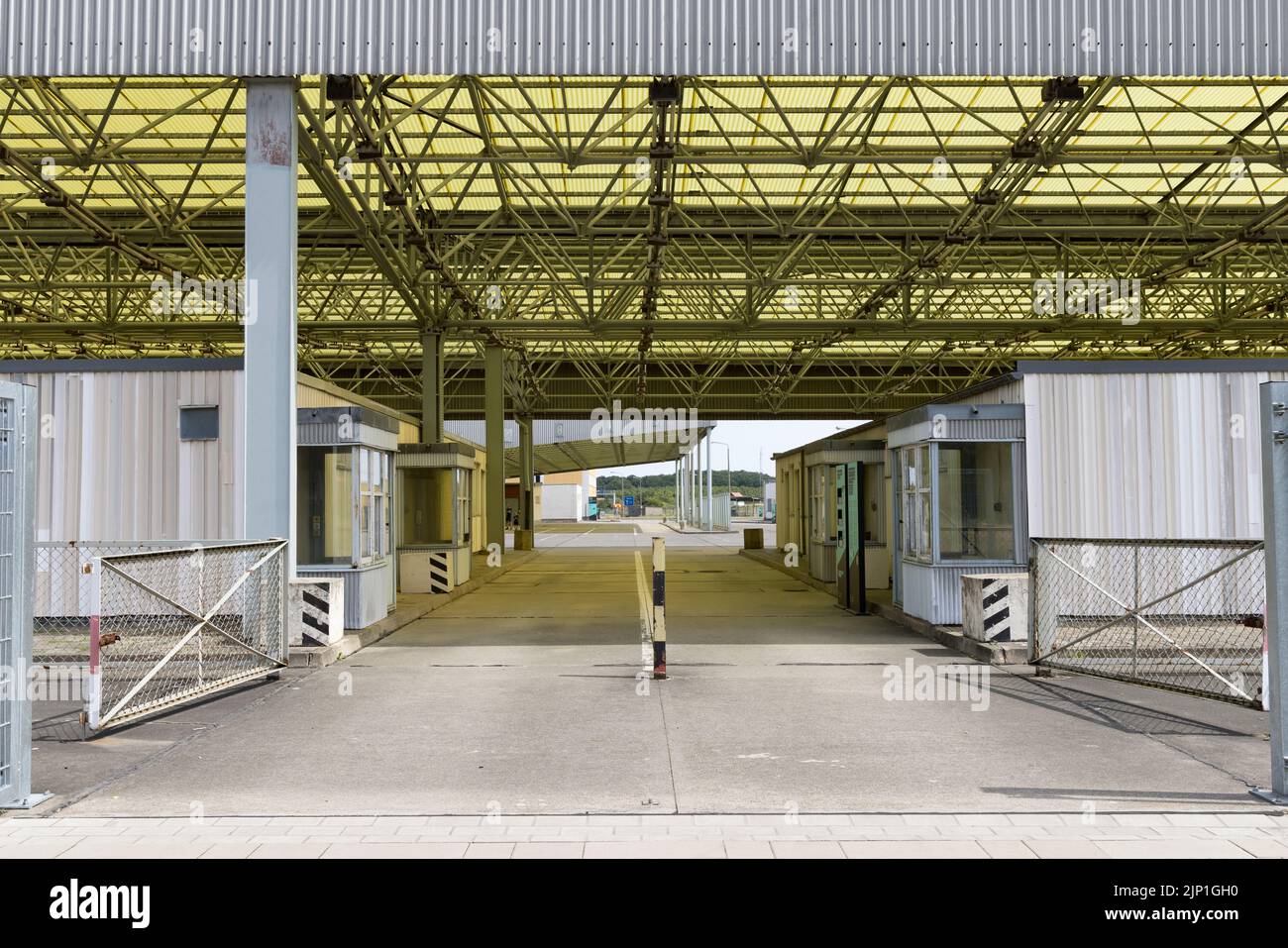 Helmstedt Marienborn Deutschland 4 August 2022 Gedenkst tte Und Helmstedt Marienborn Deutschland 4 August 2022 Gedenkst tte Und
