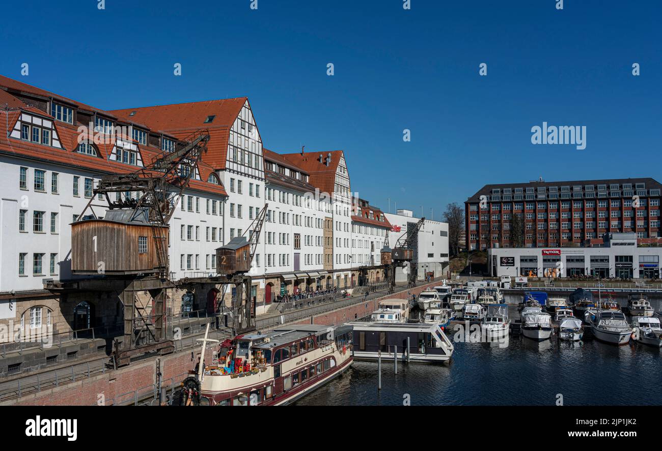 hafen tempelhof Stockfoto