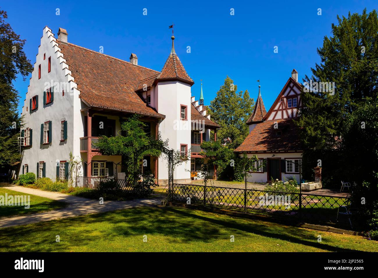 Das Wettsteinhaus in Riehen, Kanton Basel-Stadt, Schweiz. Stockfoto
