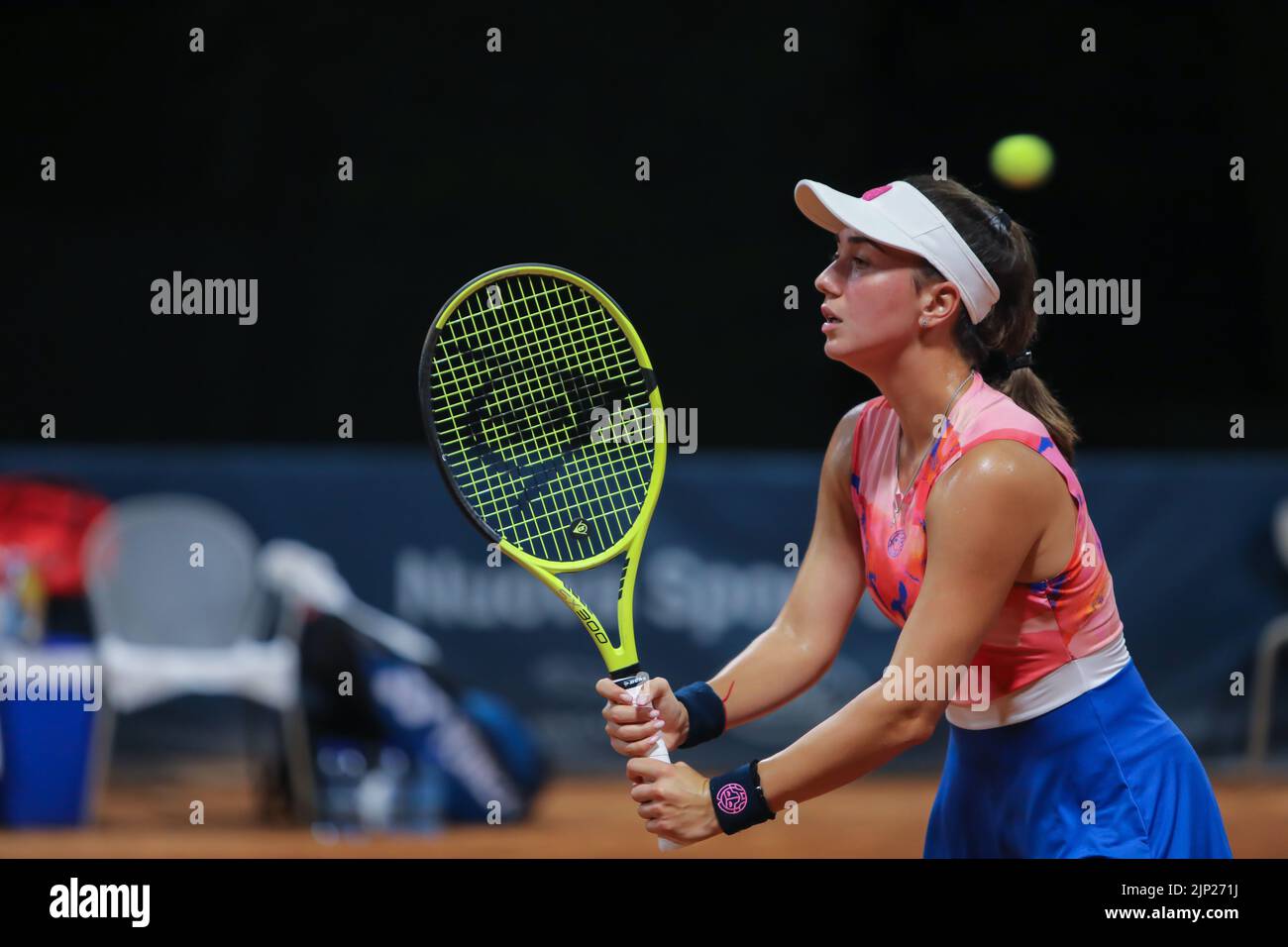 Amina Anshba während der Palermo Ladies Open 2022 Stockfoto