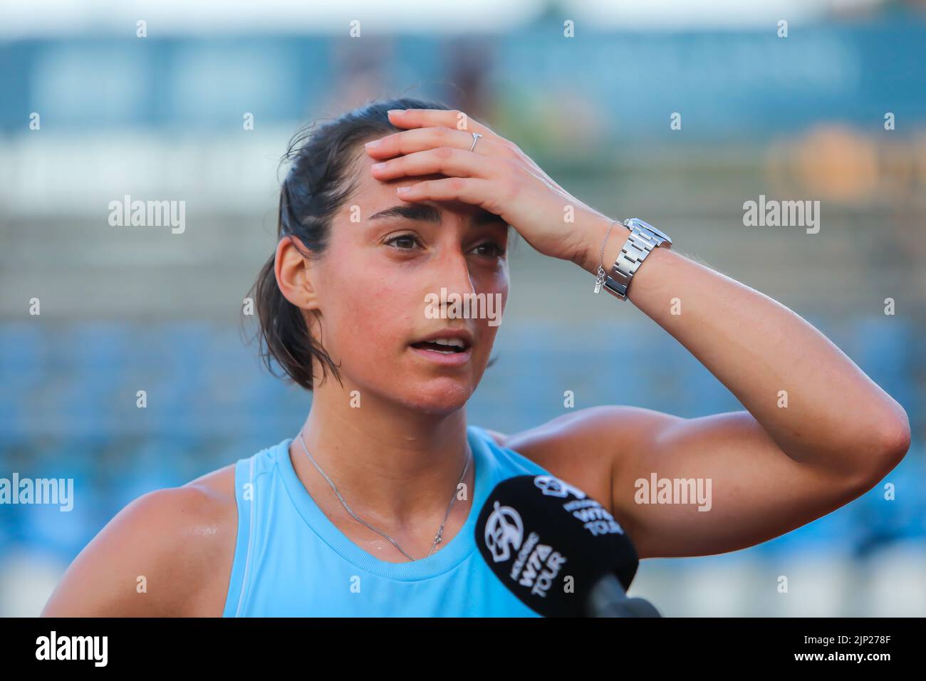 Caroline Garcia während der Palermo Ladies Open 2022 Stockfoto