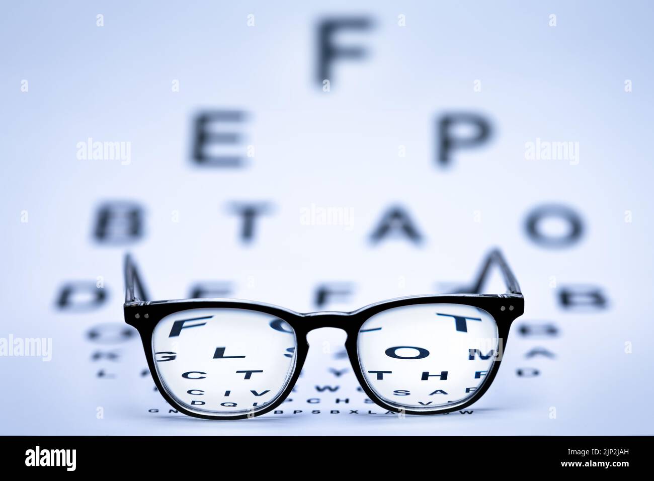 Brille, Sehkraft, Augentest, Brillen, Brillen, Brillen, Sehhilfen, Augentests Stockfoto