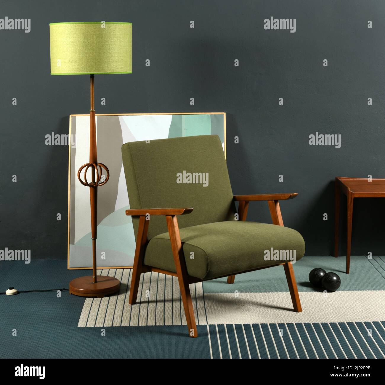 Retro, Sessel, 70s, Möbeldesign, altmodisch, Retro-Stil, Sessel, 1970s, 70er Jahre, Möbeldesigns Stockfoto