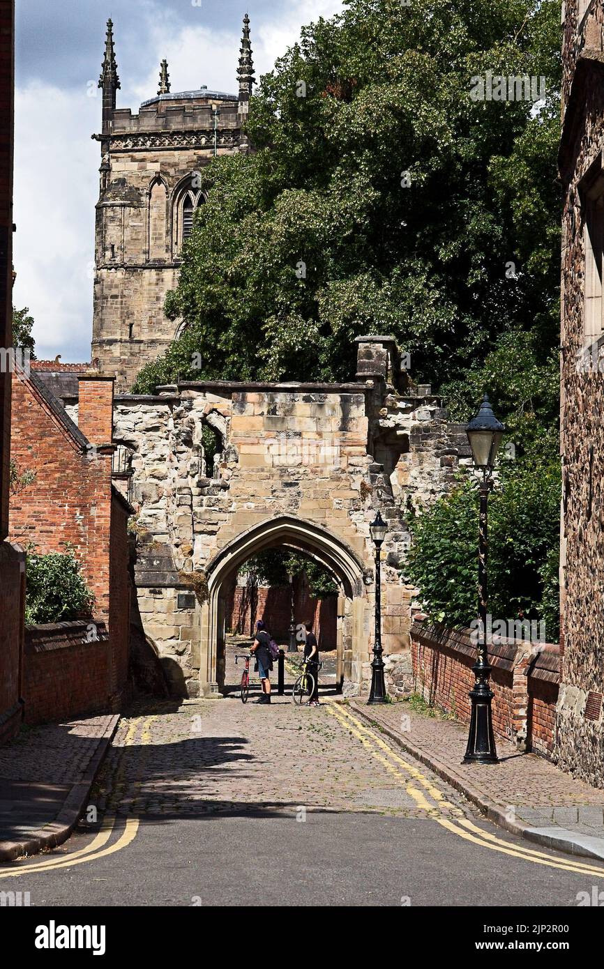 Leicester City, England - 5. August 2022: Straßenfotografie in Leicester City. Stockfoto