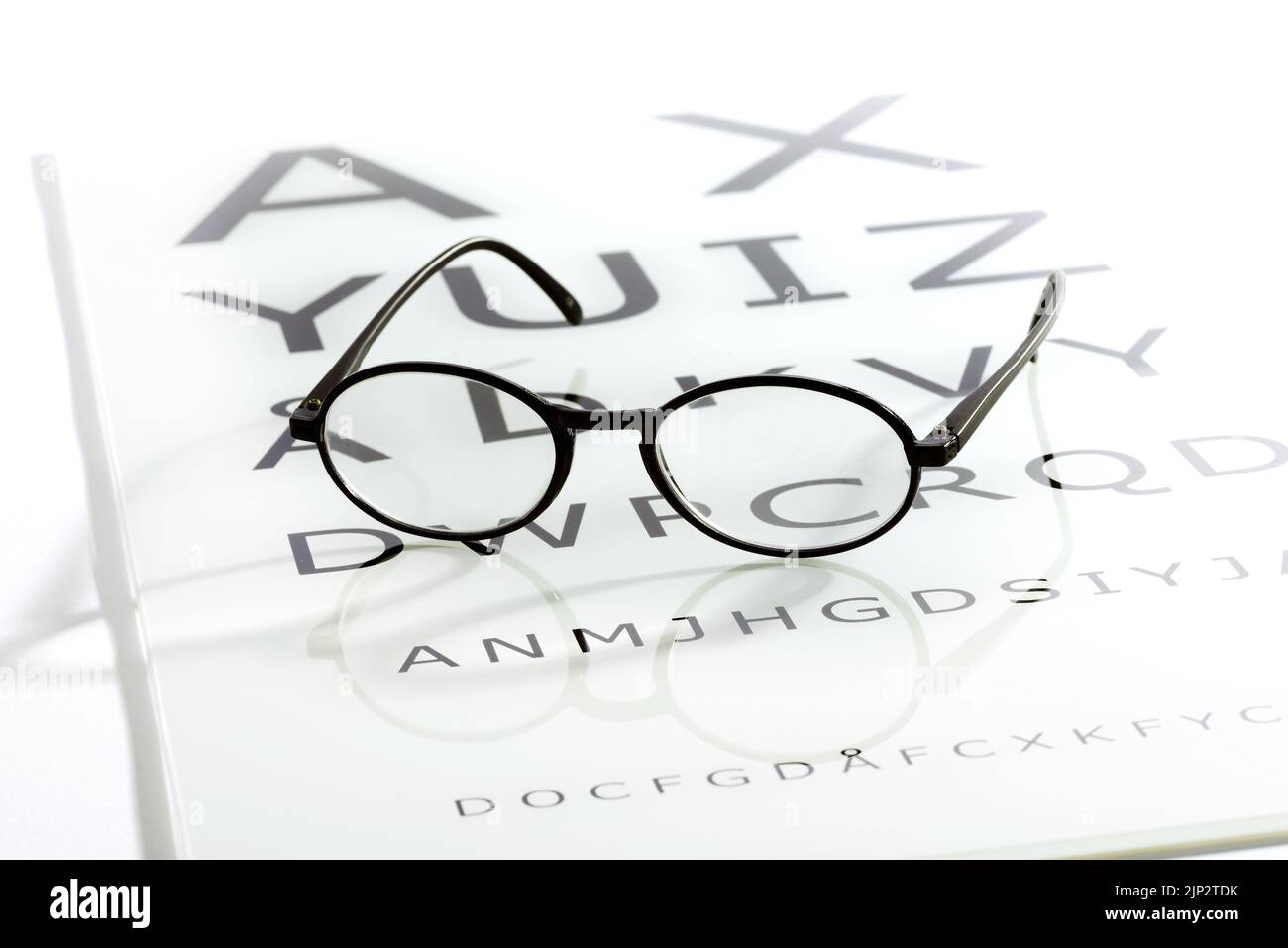 Brille, Okulist, Augenlicht, Augentest, Augenbrille, Brillen, Brillen, Okulisten, Sehhilfen, Augentests Stockfoto