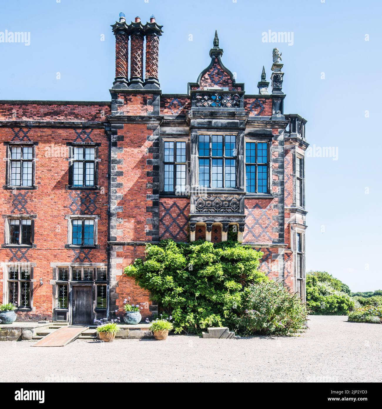 Die wichtigsten Gebäude von Arley Hall (und Gärten) Northwich, Heshire CW9 6NA Stockfoto