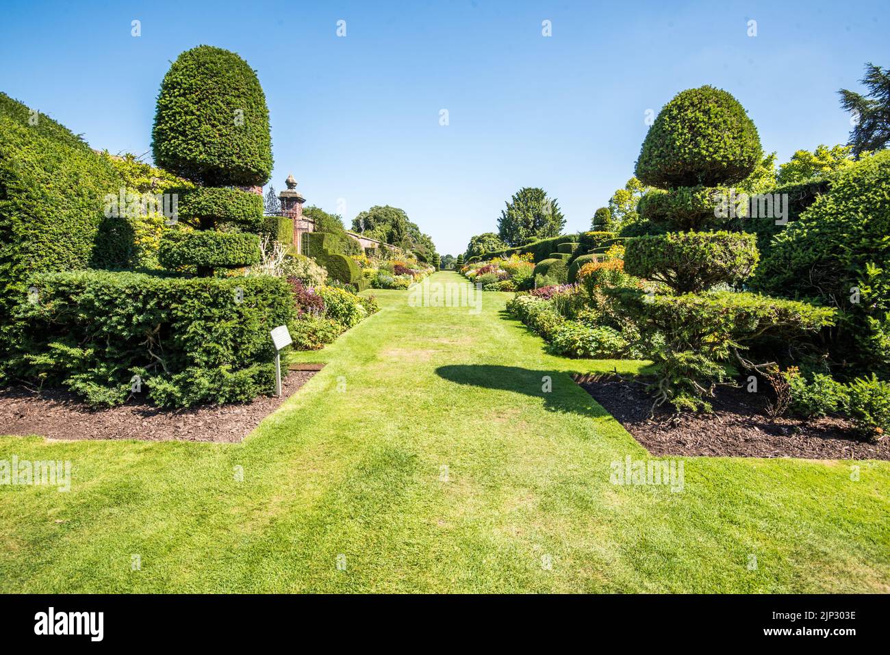 Die Gärten von Arley Hall und Gardens Northwich, Heshire. Arley Hall