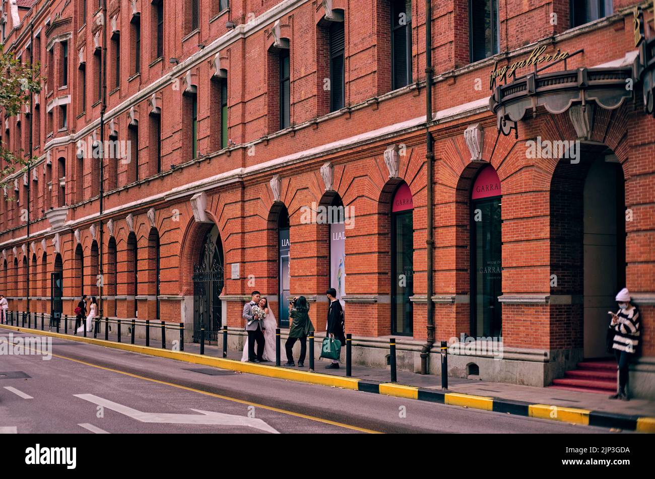 Fotospot im Freien für Hochzeiten in der Nähe des Bund Stockfoto
