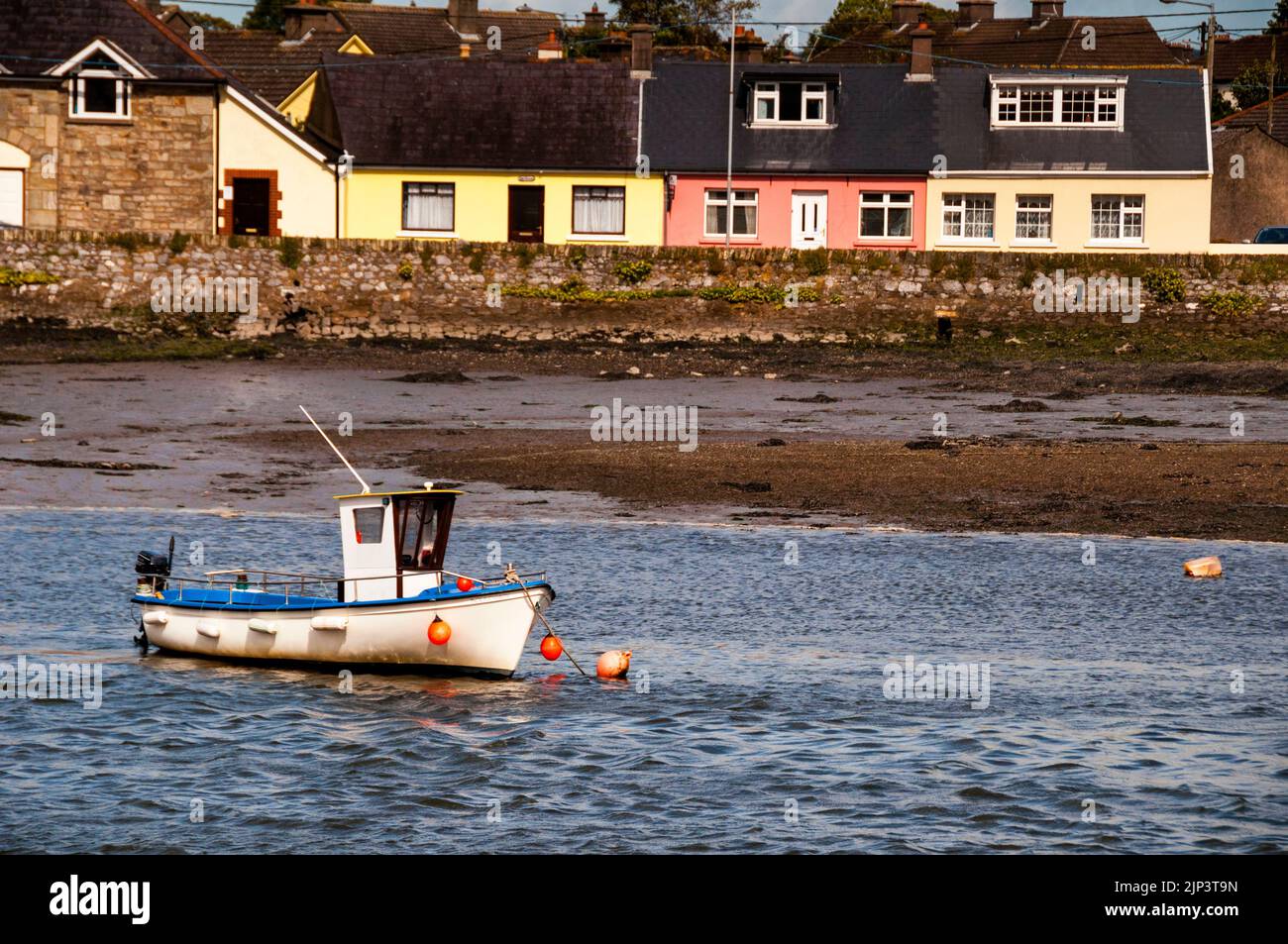 Fischerboot in Dungarvan, Irland. Stockfoto